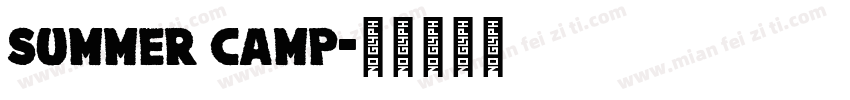 Summer Camp字体转换
